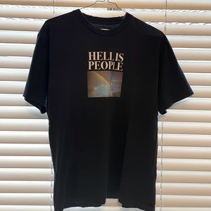 UNIF “Hell is People” Black Mens” Sm Graphic T